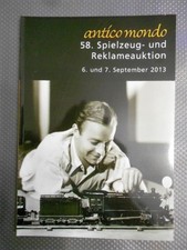 58. Spielzeug- und Reklameauktion Auktionskatalog Antico Mondo Emailschilder