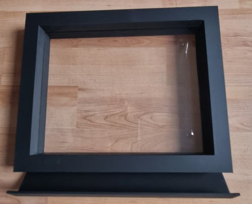 ⭐ Safe Schweberahmen 27 x 22,5 cm ⭐ schwarz Rahmen ⭐ 3D Fotorahmen Münzrahmen ⭐ - Bild 15 von 17