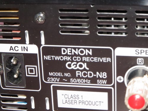 Denon RCD-N8 CD Internetradio / UKW Receiver / CD-RW MP3 USB, - Bild 10 von 11