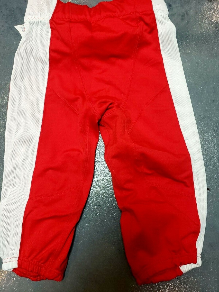 Nike Team Mach Speed Football Pants Red White Small Ship Fast NWT Real  Raiders