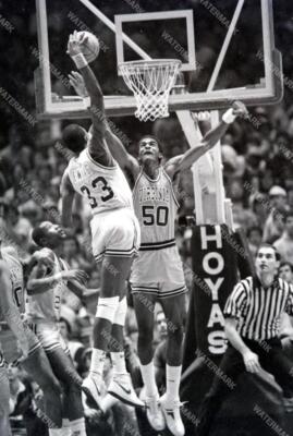 GS458 Patrick Ewing - Ralph Sampson Georgetown 8x10 11x14 16x20 24x36 Photo