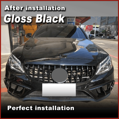Ventilación de entrada de aire negro brillante para Mercedes W205 Clase C C43 AMG Air Vent - Imagen 2 de 11