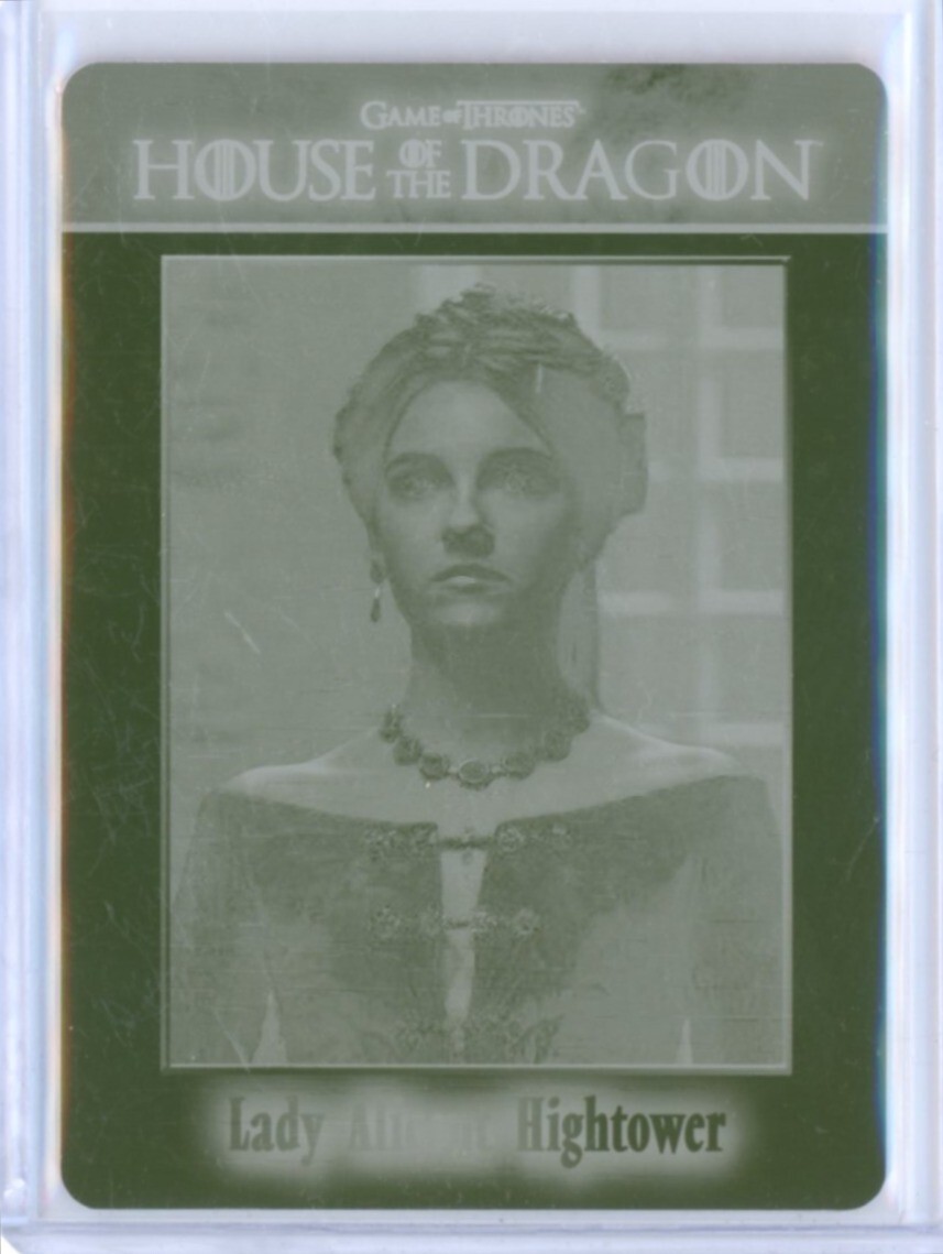 2024 EMILY CAREY GAME OF THRONES HOUSE OF DRAGON S1 33 PRINTING PLATE 2024-emily-carey-game-of-thrones-house-of-dragon-s1-33-printing-plate