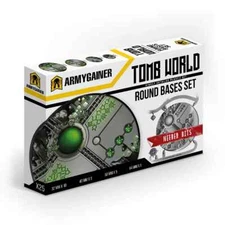 Wargame Exclusive Necrons Tomb World Round Bases Set