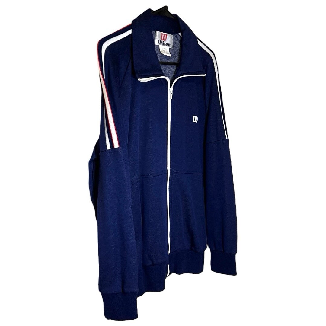 VTG WILSON 70s 80s Track Tennis Jacket | eBay