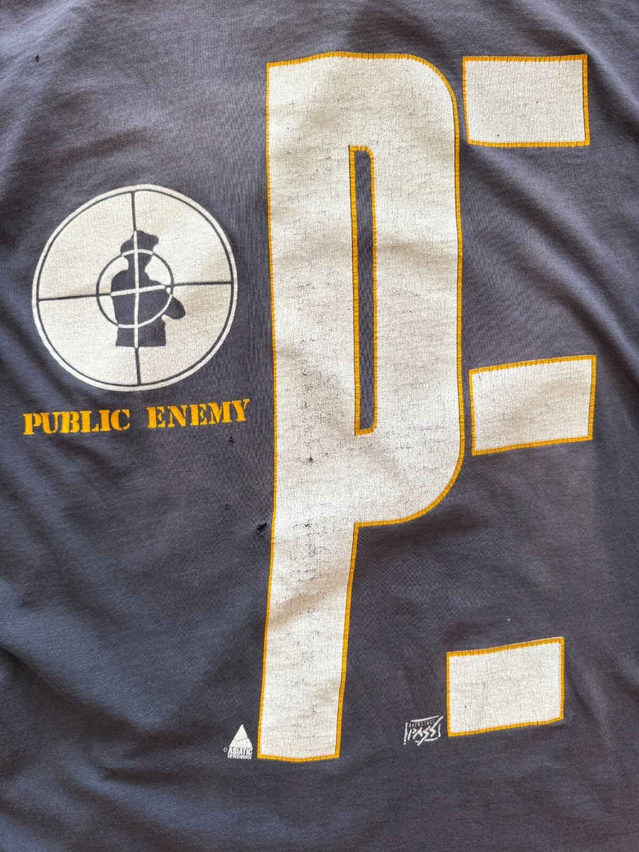 Vintage 90s Public Enemy Super Rare Backstage Pass Rap Tee Hip Hop 