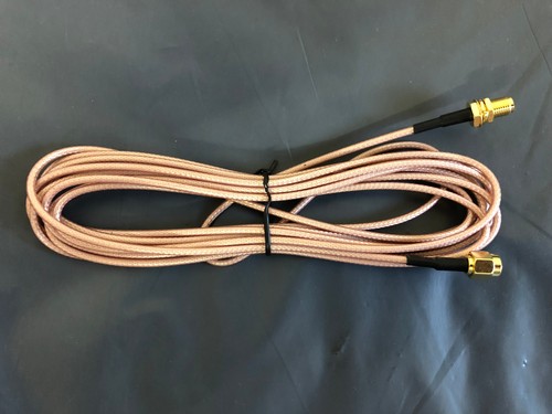 3M SMA Male to Female Coaxial Extension Cable Antenna Aerial WiFi Router UK Sell - Afbeelding 3 van 7