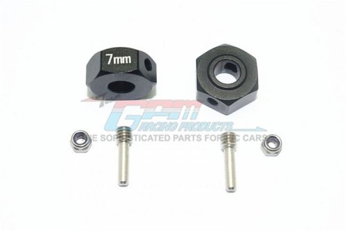 GPM MAG010/7MM ALUMINUM HEX ADAPTERS 7MM For ARRMA 1/10 GRANITE 4X4 MEGA MONSTER - Picture 2 of 9