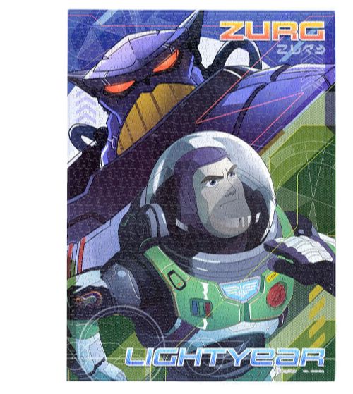 Disney Pixar Buzz Lightyear Zurg Premium 1000 Piece Jigsaw Puzzle