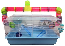 23" LARGE Habitat Hamster Rodent Gerbil Mouse Mice Cage Long Crossing Play Tube