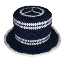 👒 Klorollenhut Klopapierhut Klohut Auto Kult NEU Stern dunkelblau Wunschname 🚗