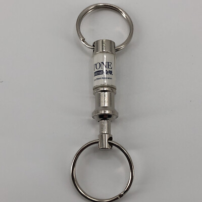Vtg Detachable Pull Apart BCBS Keystone Health Plan Advertising Keychain 