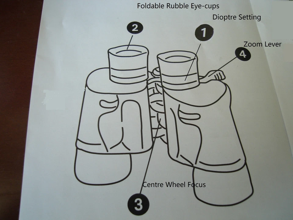 Zion Big-Eye-Lens 20X-120X 50 Full-Coat-Optics Military Super Zoom Binoculars - Image 4 of 4