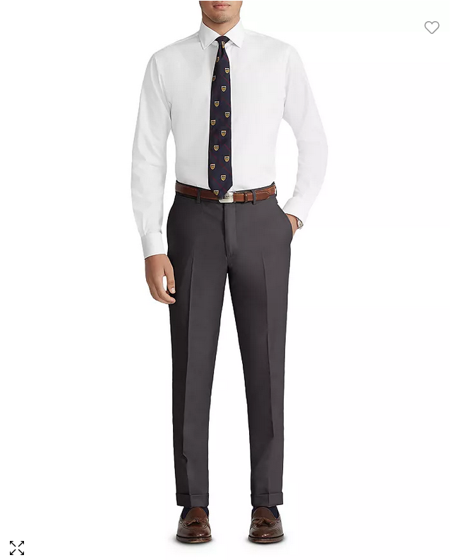 $295 Polo Ralph Lauren Slim Fit Twill Trousers Wool Med Gray $295 Polo Ralph Lauren Slim Fit Twill Trousers Wool Med Gray