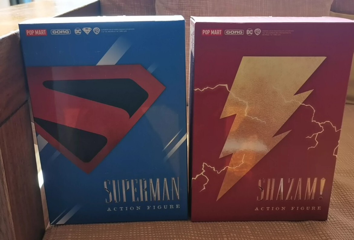 PopMart Gong 1/12 Kingdom Come Shazam & Superman Regular Version Action Figure~