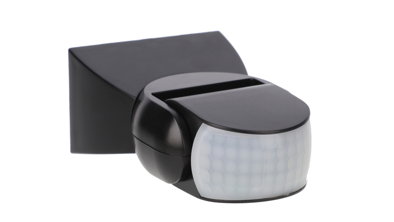 Motion sensor 360/180 degrees. 2 sensors IP65 1200W black OR-CR-254/B /T2UK
