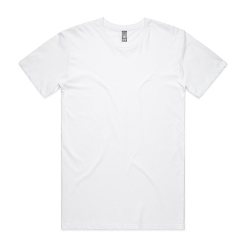 CAMISETA DE ALGODÓN AS COLOR 5001 BLANCA/NEGRA - Imagen 4 de 7