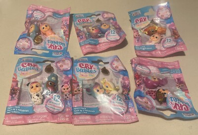 Complete Set Of 12 Cry Babies Magic Tears Minis 2 Pack Figures,  Free Shipping!