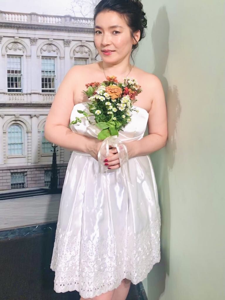 slim fit dress slacks A-Line Tea Length Wedding Dress,Organza Wedding Reception Dress,WD00920, US6 / White