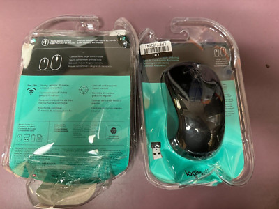 Open Box Logitech M310 Wireless Bluetooth Mouse Black SHIPS FAST! Lot of 2!