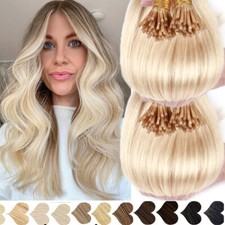 I-Tip Stick 100 Remy Human Hair Extensions Pre Bonded Keratin Fusion Thick 150g