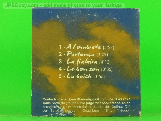MENA BRUCH A L OBRETA (L71) 5 Track CD Single including Card Sleeve ...