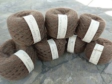 Reclaimed 100 Cashmere Yarn 1981 yds superfine brown/green knit crochet 4.2oz