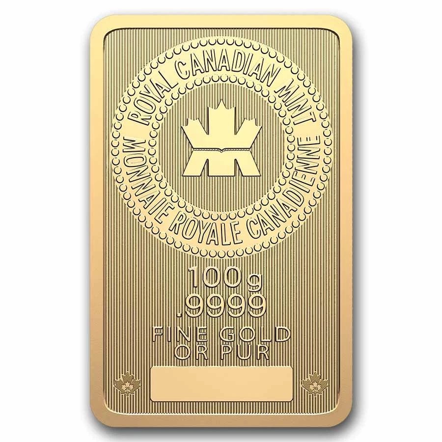 100 gram Gold Bar - Royal Canadian Mint (In Assay) - Bild 3 von 4
