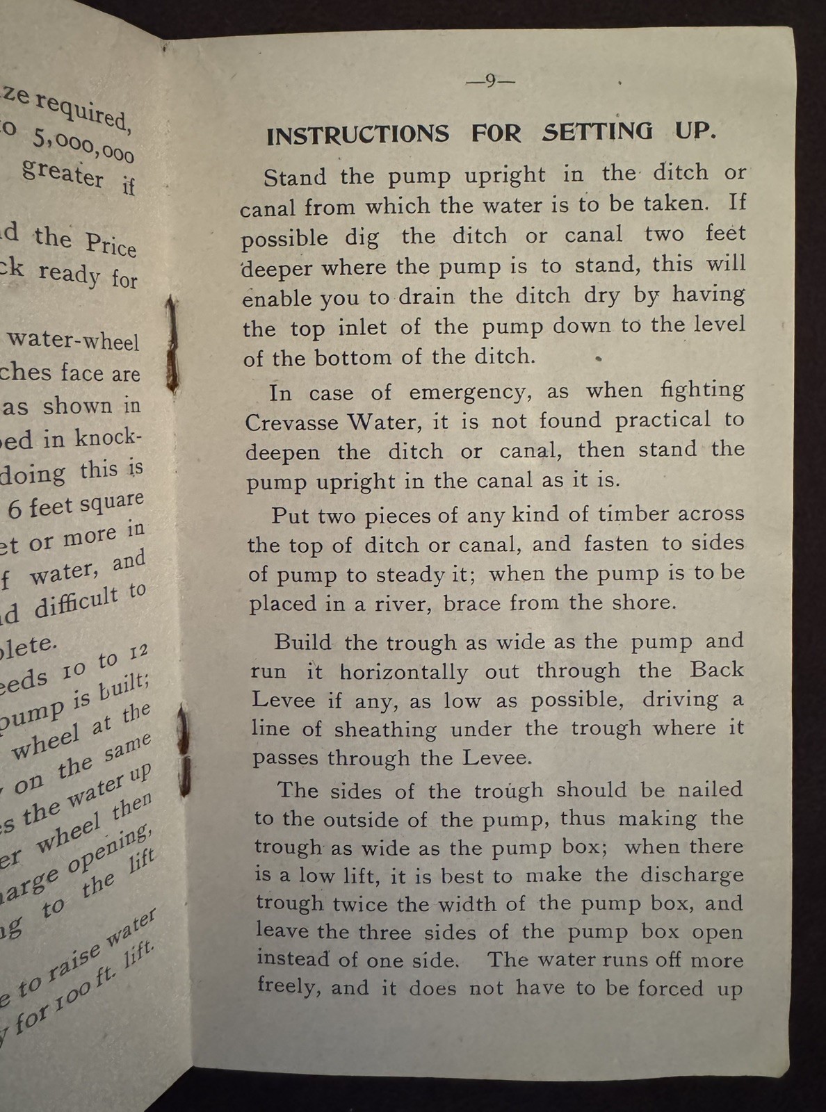 Rare 1895 New Orleans Booklet Joseph Menge Patent Pump Canal Irrigation History