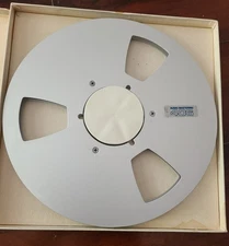 AMPEX 406 Empty Metal Takeup Reel  1/4 x 10-1/2" with Box