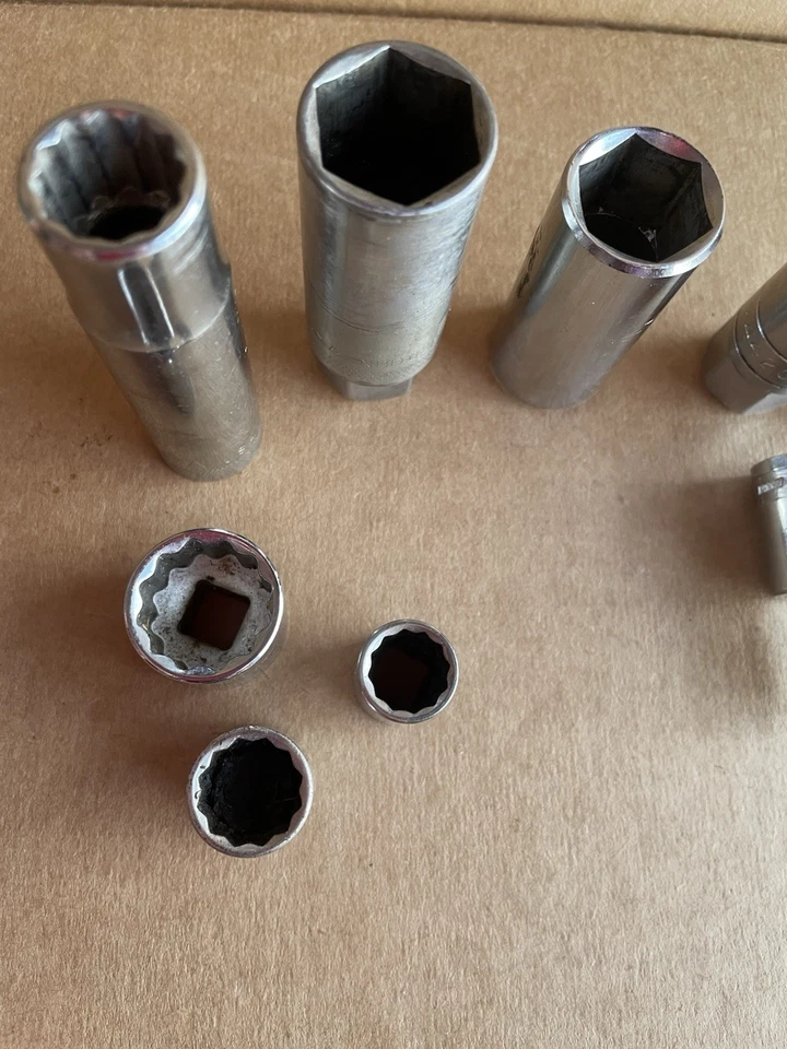 10 pcs 3/8" Drive Socket Set, Assorted SAE and Metric See Description - Image 2 of 4