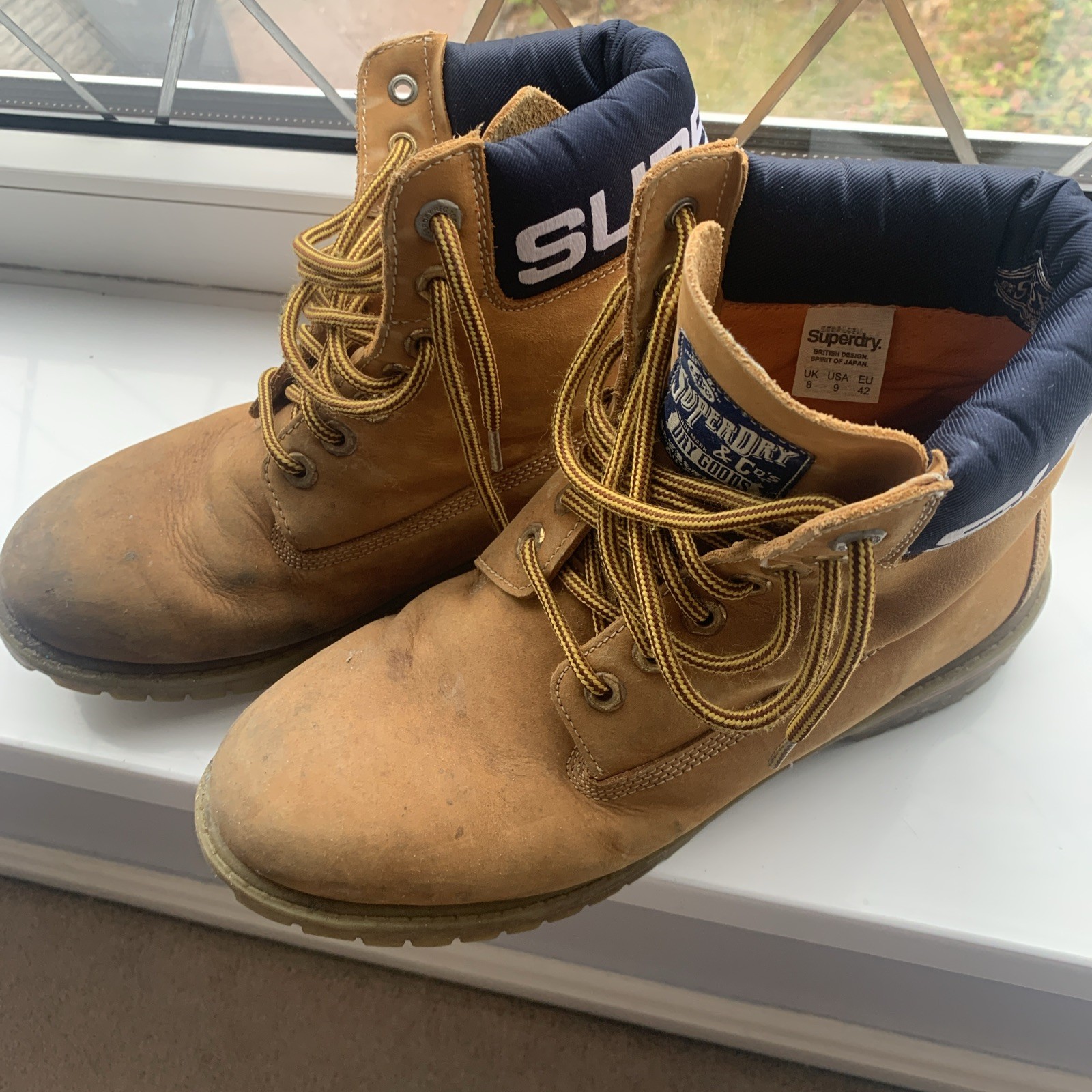 Superdry Men's Boots Good Condition Need A Clean Lots More Use Yet Size 8