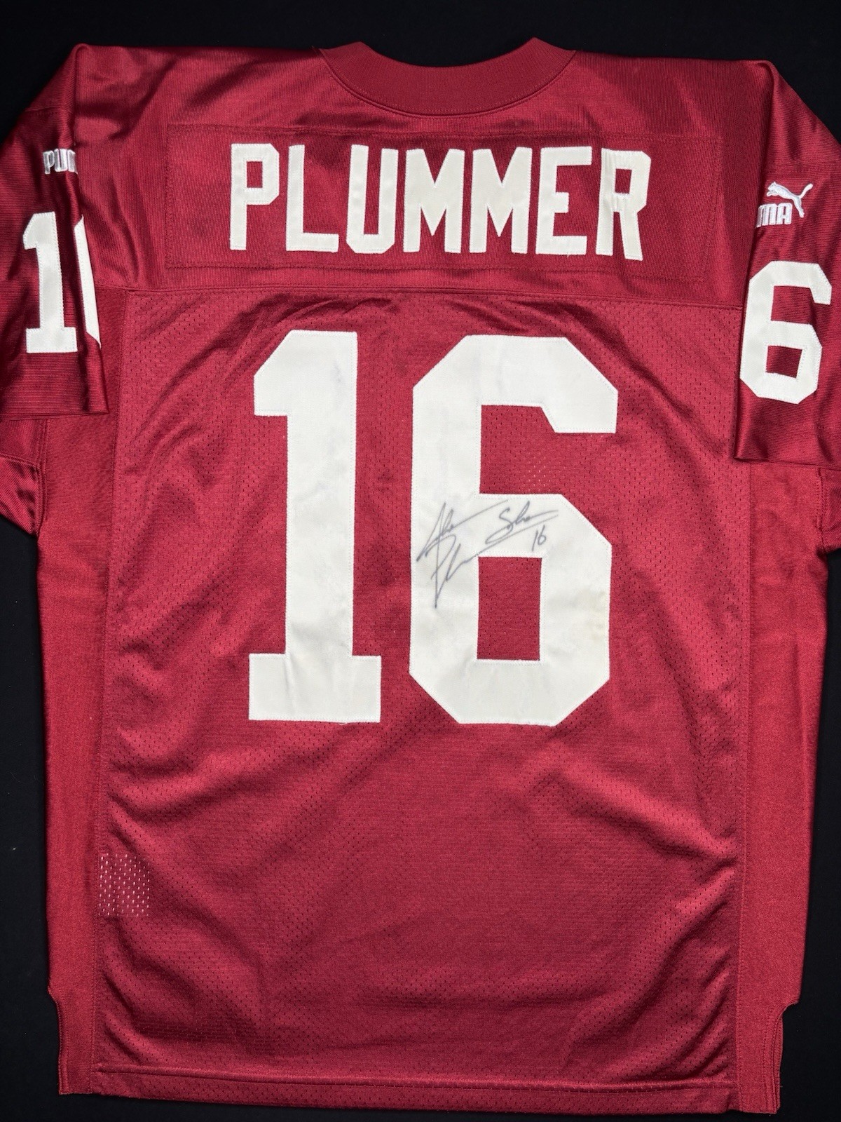 Jake Plummer #16 Arizona Cardinals Autographed Puma Premier Authentic Jersey