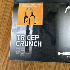 HEAD FITNESS TRICEPS CRUNCH 3 NIVEAUX DE RÉSISTANCE LÉGER MOYEN LOURD (HDE-1022)