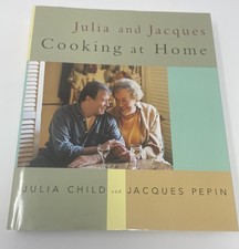 Julia and Jacques Cooking at Home by Julia Child Jacques Pepin 1st Ed 1999 HC 