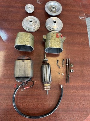 Unimat SL DB200 Lathe U90 motor, 115V, 95W And 4 Pulley For Part Not Working