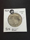 1964D Kennedy SILVER Half Dollar 90% Silver in VF Condition! Last year of 90%