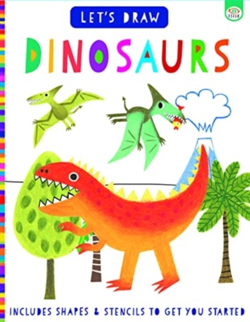 Let's Draw Dinosaurs by Elizabeth Golding (Paperback Book)