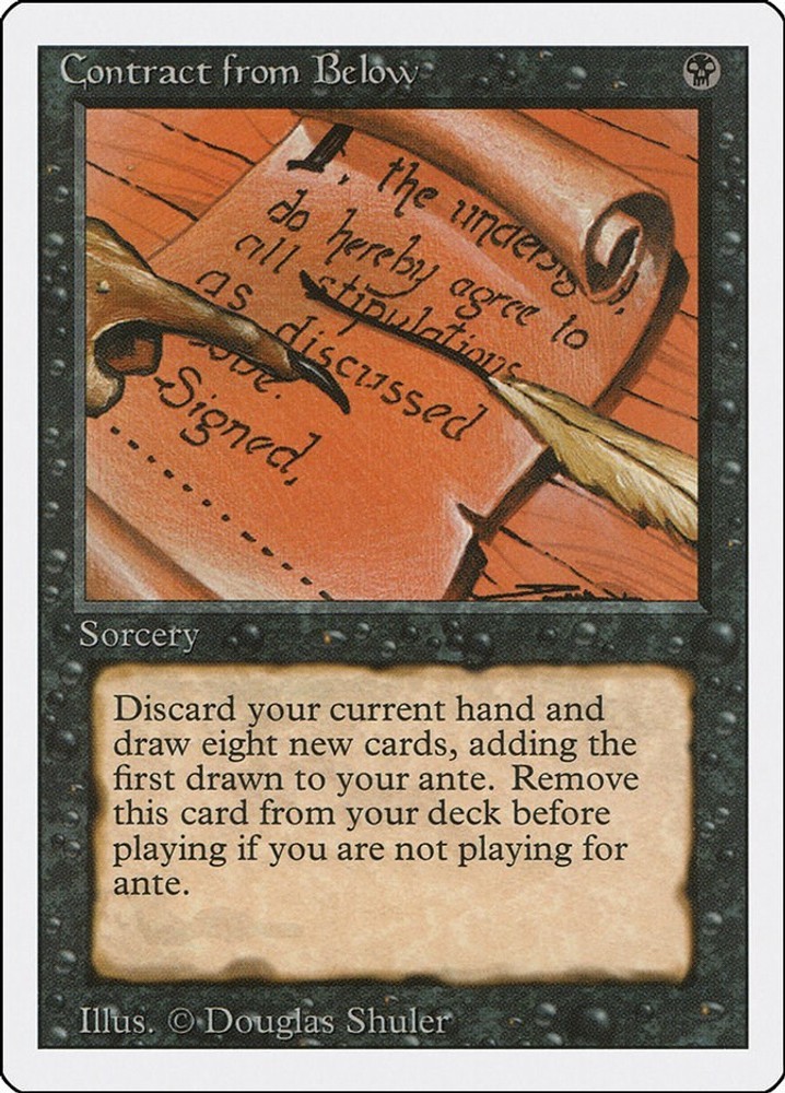 Contract from Below [3ED - 97]MagicNMRareMagic