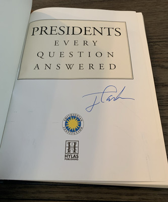 US President Jimmy Carter Signed Presidents Every Question Answered HC