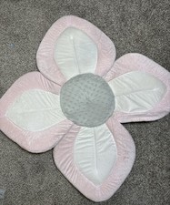 Blooming Bath Lotus Bath Seat - Plush Minky Baby Sink Bathtub - Pink Used