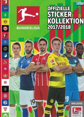 Topps Bundesliga 2017/2018 - 17/18 * 10 Sticker aussuchen aus fast allen