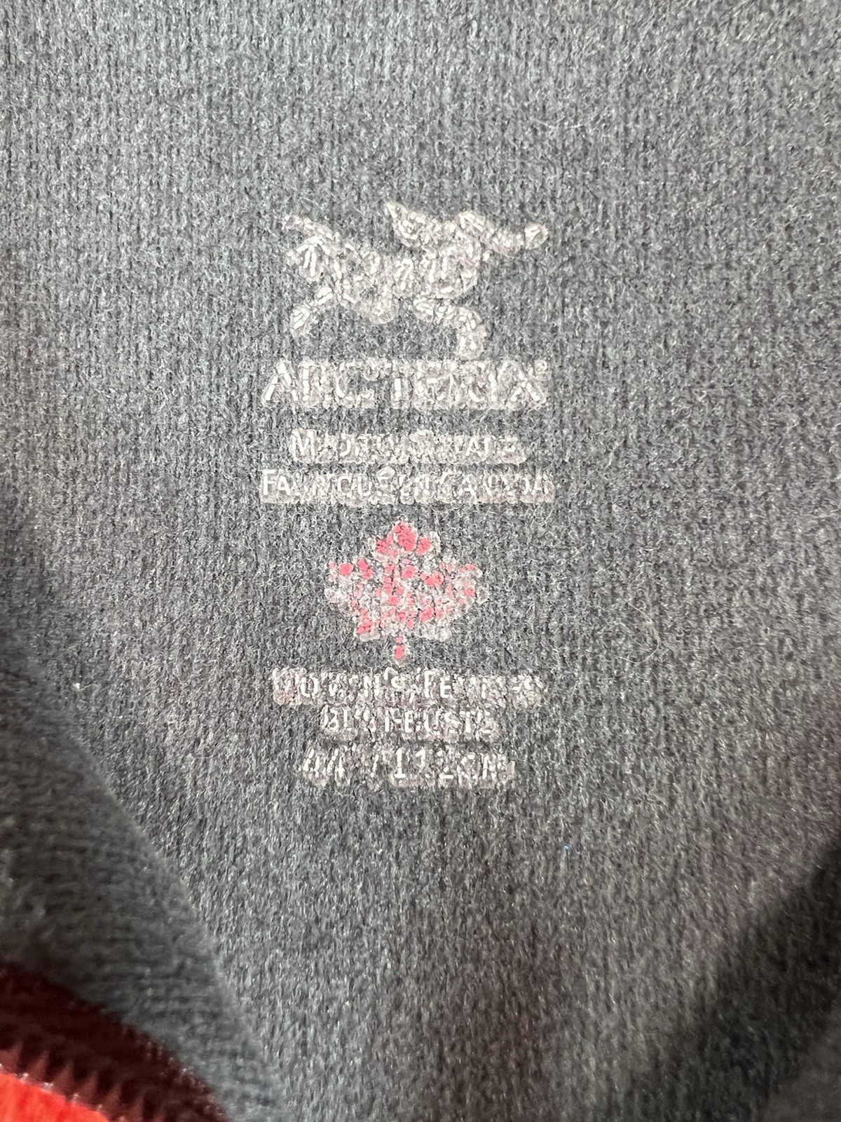 ARC'TERYX Maglione Pullover Arc’teryx Fleece Donna XL Arancione Covert 1 4 Zip