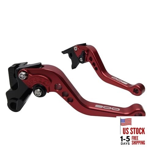 Short Brake Clutch Handle Lever Replacement for Kawasaki Z900 2017-2024, Red - Picture 1 of 7