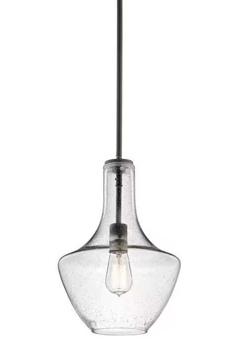Kichler 42141OZCS Everly 1-Light 10.5" Pendant in Olde Bronze - Image 2 of 2