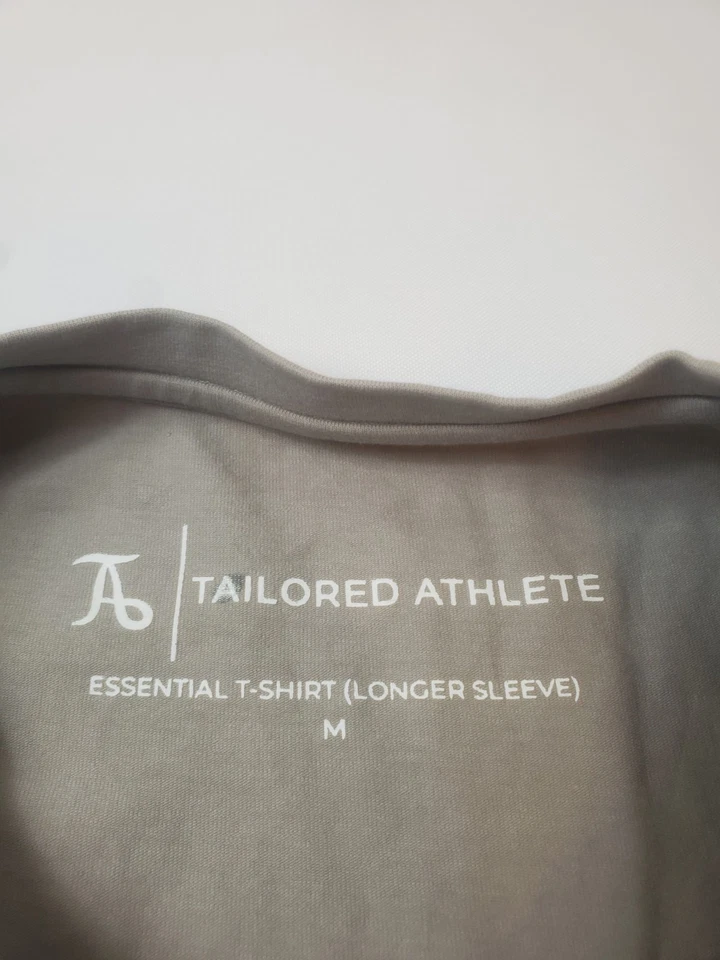 Camiseta de atleta a medida para hombre gris medio manga corta ropa deportiva atlética adulto Foto 4 de 4