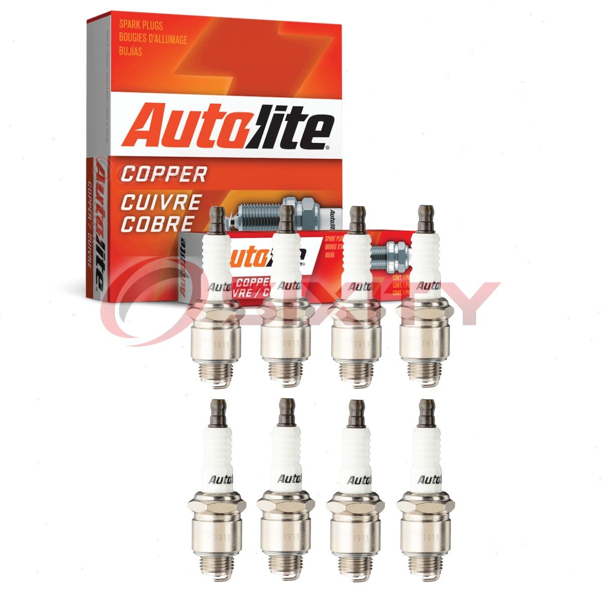 8 pc Autolite Copper Core Spark Plugs for 1938 Hudson Deluxe Series 84 yv