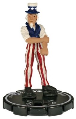 Crisis ~ UNCLE SAM #035 HeroClix rare miniature w/card