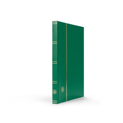 LIGHTHOUSE    BASIC  Hard Cover Stockbook for Stamps - 32 Black Cardstock 6 x9 