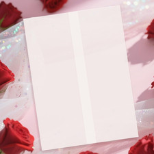 60 Pack Pre-Folded Vellum Jackets for 5.5X7.5 Invitations, Translucent Vellum Pa